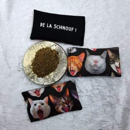 Pochon de cat schnouf Crazy cats