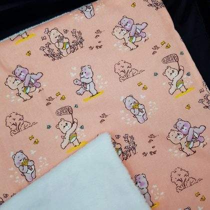 Couverture douce Bisounours (rose)